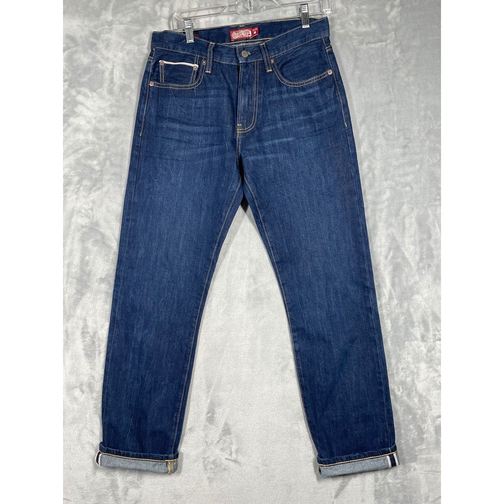 Lucky Brand Lucky Legend 223 Straight Selvedge Jeans Indigo Blue 29x32 Mens